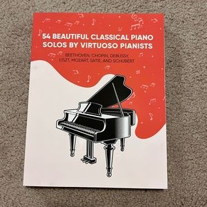 5/$25 SALE** Brand New Classical Piano Solos Book, 54 Solos